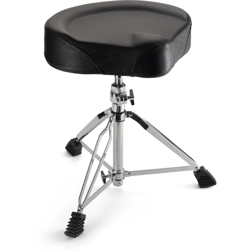 DMS Black Saddle Drum Throne
