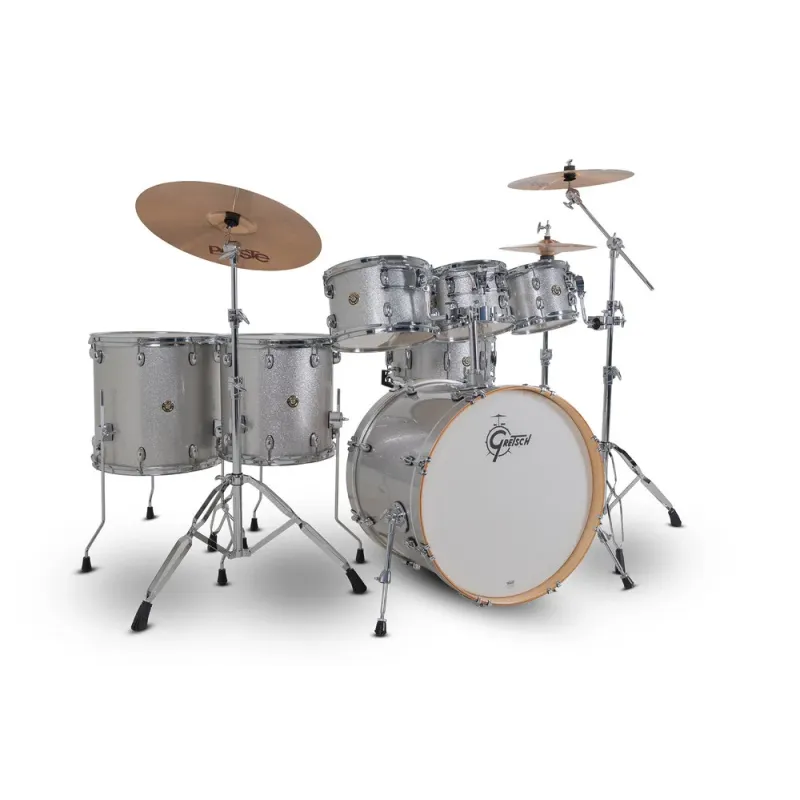 Gretsch Catalina Maple 7-piece Set - Silver Sparkle