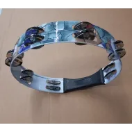 DMS Tambourine 14 Double Steel Jingles