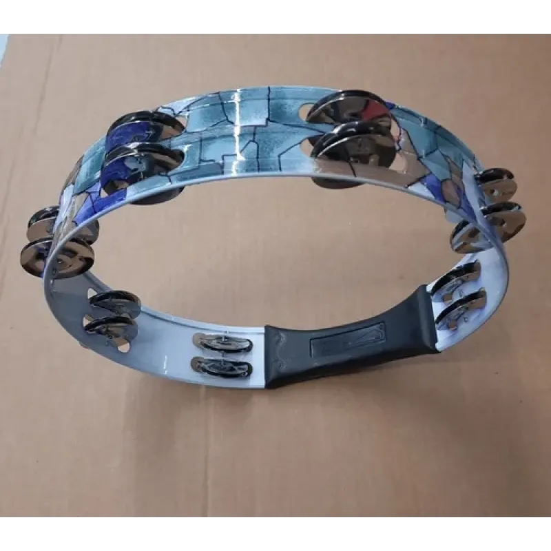 DMS Tambourine 14 Double Steel Jingles