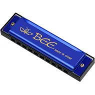 DMS Harmonica 10 Holes Bee Blue