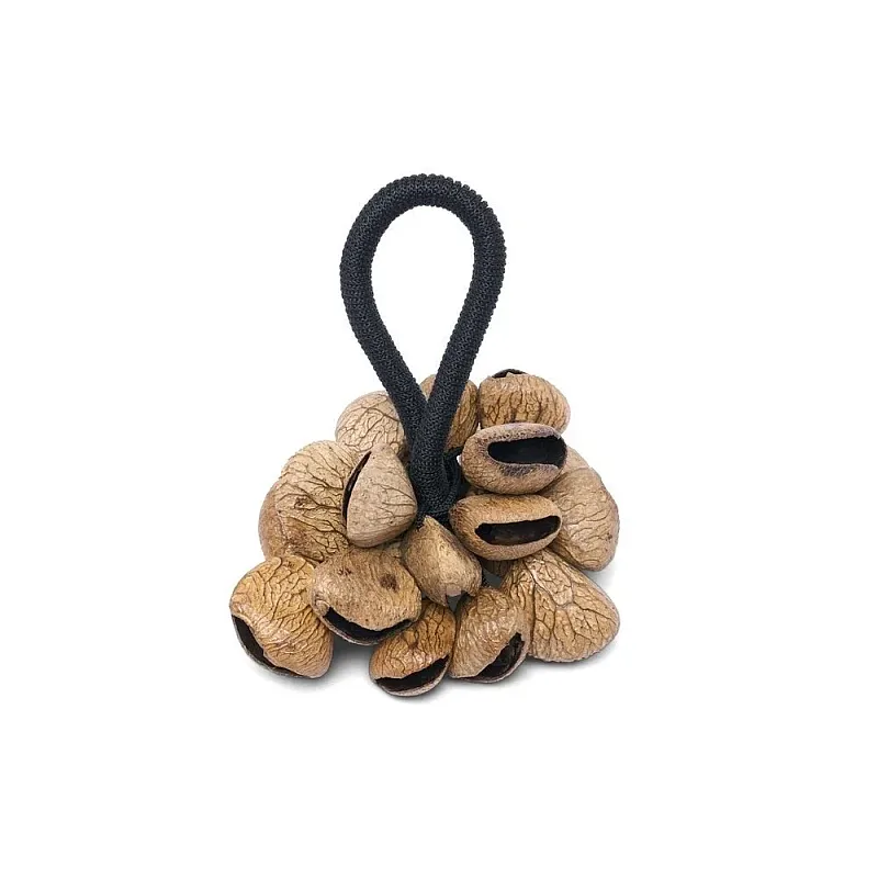 LP0221 Pangi Nut Shaker Rattle With Handle LP0221 Pangi Nut Shaker Rattle With Handle