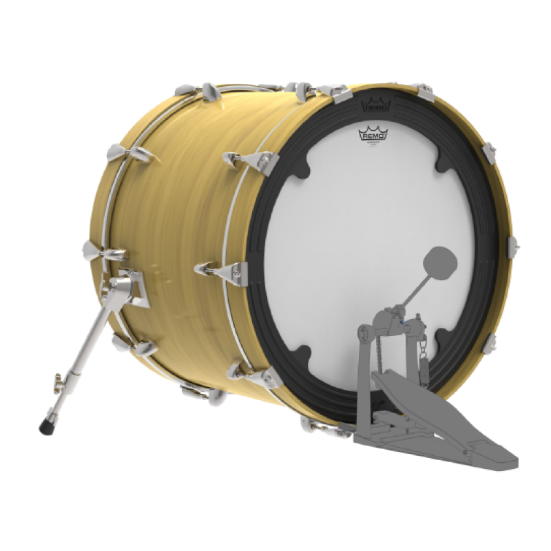 Remo 20'' External Sub Muff'l Bass Drum System MF-3020-00