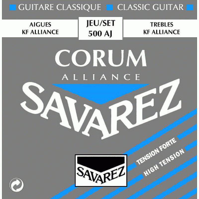 Savarez 500AJ AL. Corum Classical Guitar Strings High Tension 