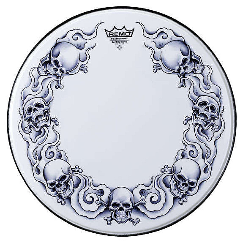 Remo 13'' Skulls White Remo 13'' Skulls White