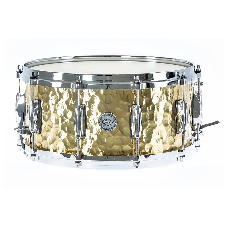 Gretsch S1-6514-BRH Hammered Brass 14''x6.5'' Snare Drum 