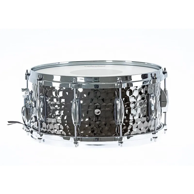 Gretsch S1-6514-BSH Hammered Black Steel 14''x6.5'' Snare Drum