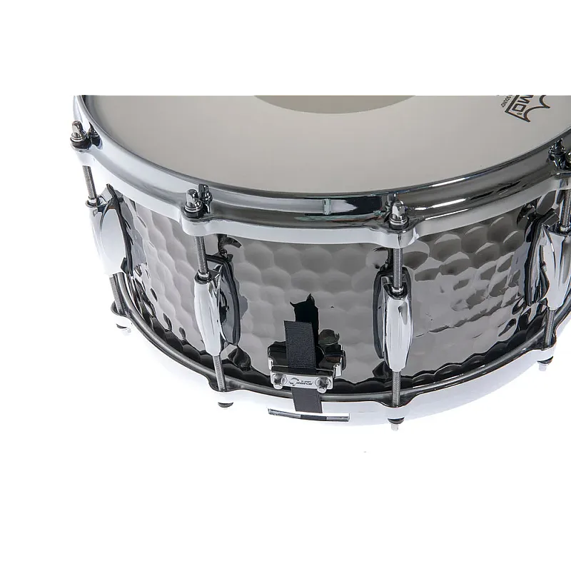 Gretsch S1-6514-BSH Hammered Black Steel 14''x6.5'' Snare Drum
