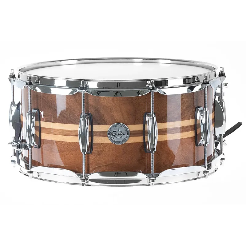 Gretsch S1-6514W-MI Walnut with Maple Inlay 14''x6.5'' Snare Gretsch S1-6514W-MI Walnut with Maple Inlay 14''x6.5'' Snare