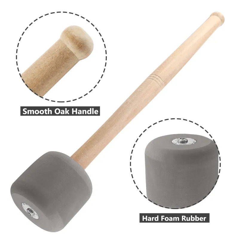 DMS Wood Mallet Marching Grey
