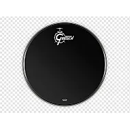 Remo 20'' Ebony Ambassador Bass Drum Gretsch logo