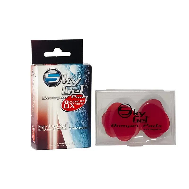 SkyGel Gel Damper Pads Volcano Red SkyGel Gel Damper Pads Volcano Red