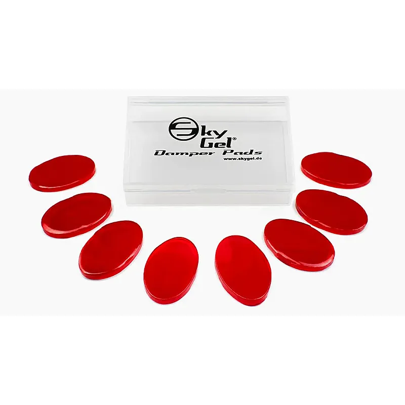 SkyGel Gel Damper Pads Volcano Red SkyGel Gel Damper Pads Volcano Red
