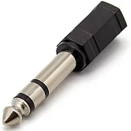 Adapter 3.5 mm Stereo Jack Plug Socket - 6.3 mm Stereo Jack Plug