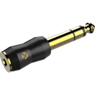 Αdapter 1x6.3mm Jack Stereo Plug - 1x3.5mm Jack Stereo Plug