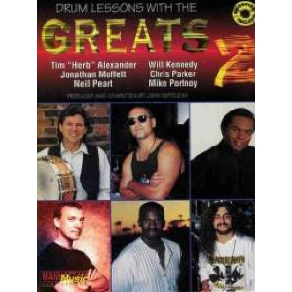 Drum Lessons With The Greats: Book 2