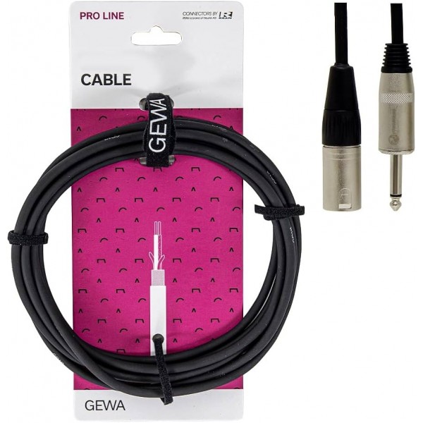 Gewa Pro Line Speaker Cable Jack - XLR(m) 5m