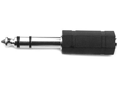 Adapter 3.5 mm Stereo Jack Plug Socket - 6.3 mm Stereo Jack Plug