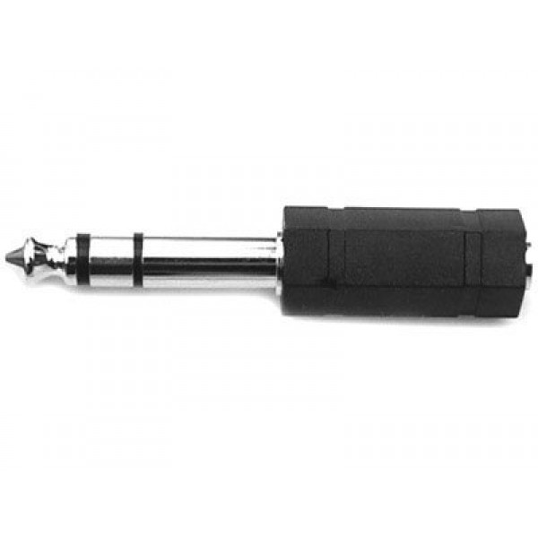 Adapter 3.5 mm Stereo Jack Plug Socket - 6.3 mm Stereo Jack Plug