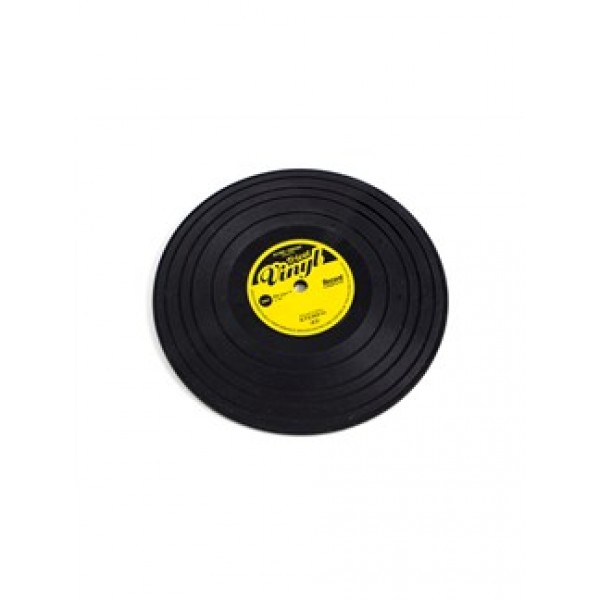 Silicone Trivet: Vinyl Record Design