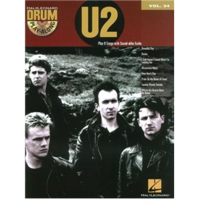 Drum Play-Along Volume 34: U2 (Book/CD)