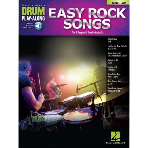 Drum Play Along Easy Rock Songs Vol.42