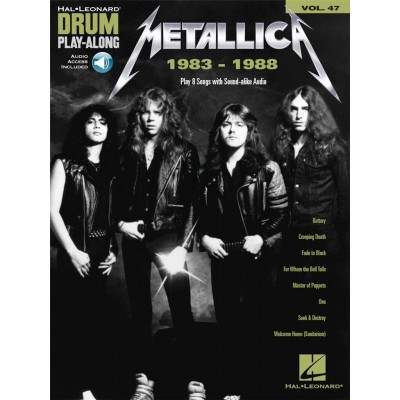 Metallica: 1983-1988 - Drum Play-Along Volume 47