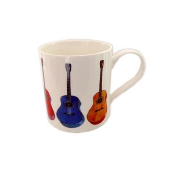 Fine China Mug - Allegro - Acoustic Guitar