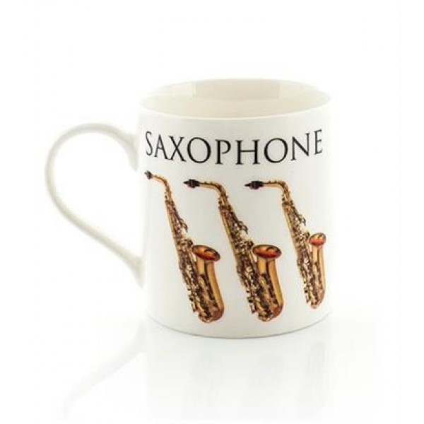 Music Word Mug - Saxophone