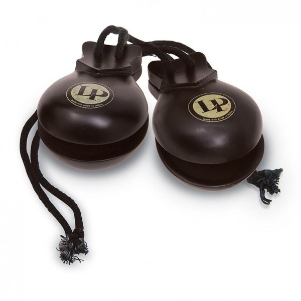 LP432 LP Ebony Castanets Double Handheld