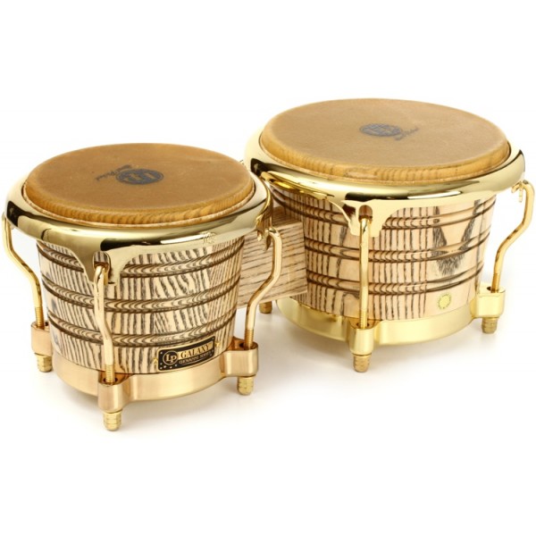 LP793X LP Galaxy Giovanni Series Bongos, Natural/Gold