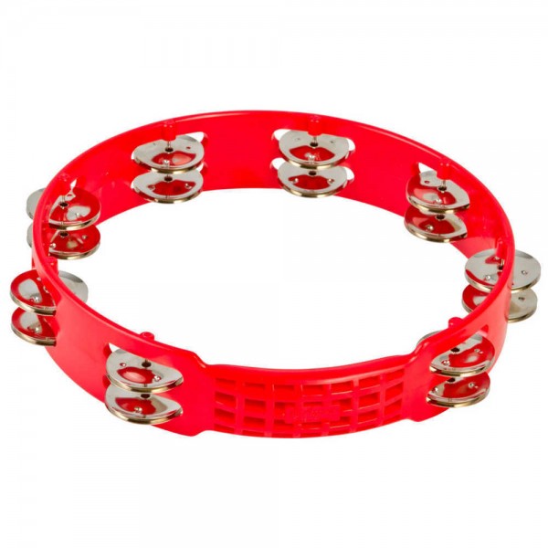 LPA191 LP Aspire 10'' Plastic Tambourine Red