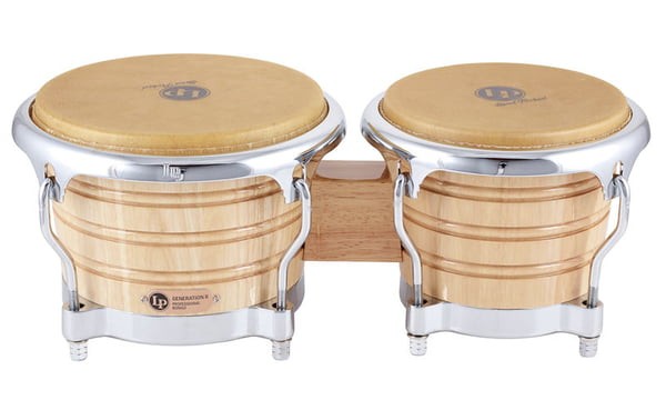 LP201A-2 LP Generation II Bongos with traditional rims