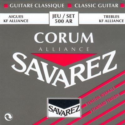 Savarez 500AR AL. Corum Classical Guitar Strings Normal Tension 