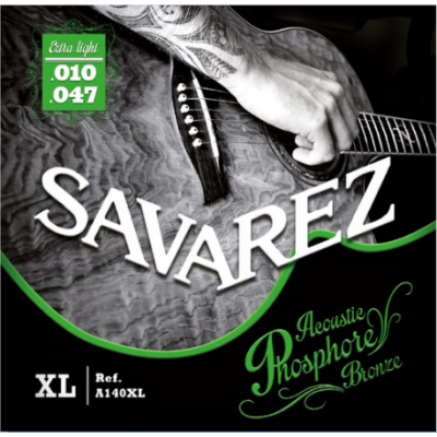 Savarez A140XL Ph. Bronze Acoustic guitar Extra light set 10-47