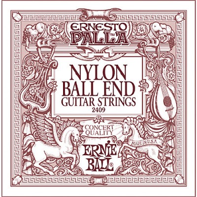 Ernie Ball Ernesto Palla Black Nylon Ball End 2409  