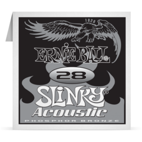 Ernie Ball 028 Slinky Acoustic Guitar Phosphor bronze