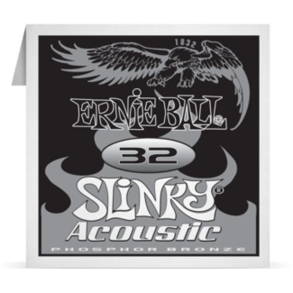 Ernie Ball 032 Slinky Acoustic Guitar Phosphor bronze