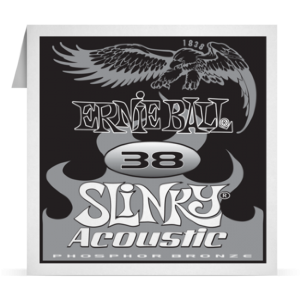 Ernie Ball 038 Slinky Acoustic Guitar Phosphor bronze