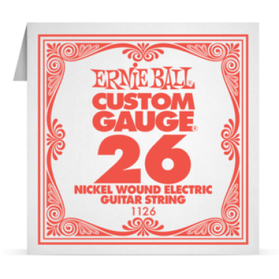 Ernie Ball 026 Nickel Wound ﻿Electric and Acoustic Guitar 1126