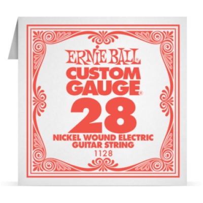 Ernie Ball 028 Nickel Wound ﻿Electric and Acoustic Guitar 1128