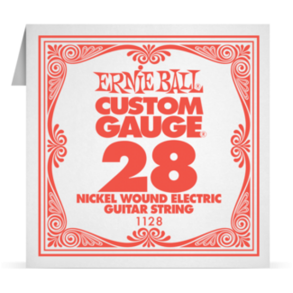 Ernie Ball 028 Nickel Wound ﻿Electric and Acoustic Guitar 1128