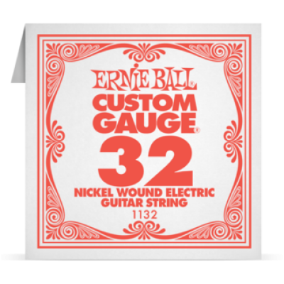 Ernie Ball 032 Nickel Wound ﻿Electric and Acoustic Guitar 1132