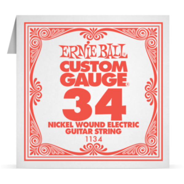 Ernie Ball 034 Nickel Wound ﻿Electric and Acoustic Guitar 1134