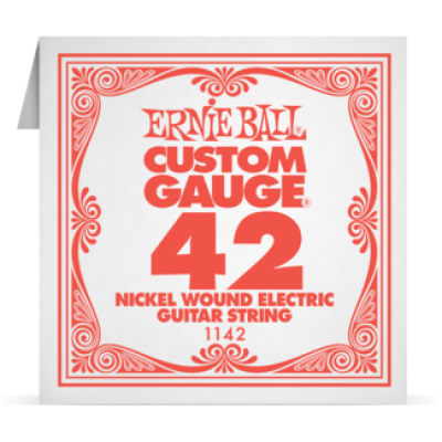 Ernie Ball 042 Nickel Wound ﻿Electric and Acoustic Guitar 1142