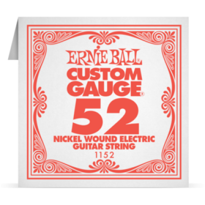 Ernie Ball 052 Nickel Wound ﻿Electric and Acoustic Guitar 1152
