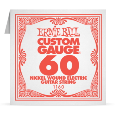 Ernie Ball 060 Nickel Wound ﻿Electric and Acoustic Guitar 1160