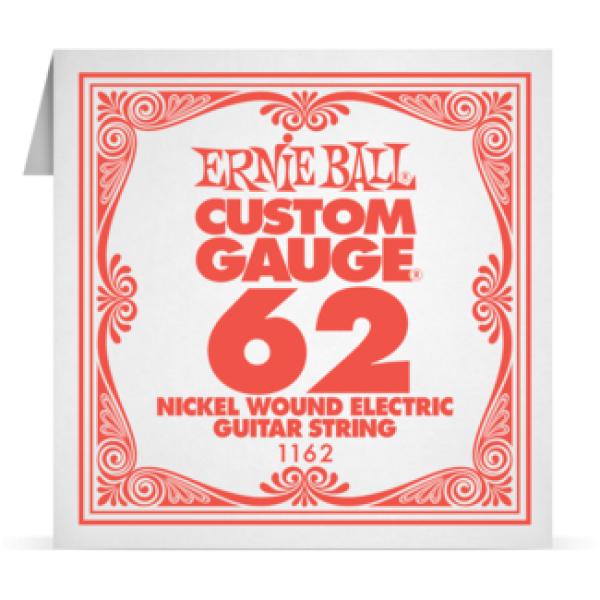 Ernie Ball 062 Nickel Wound ﻿Electric and Acoustic Guitar 1162