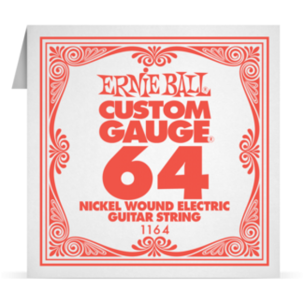 Ernie Ball 064 Nickel Wound ﻿Electric and Acoustic Guitar 1164