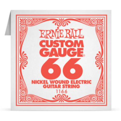 Ernie Ball 066 Nickel Wound ﻿Electric and Acoustic Guitar 1166